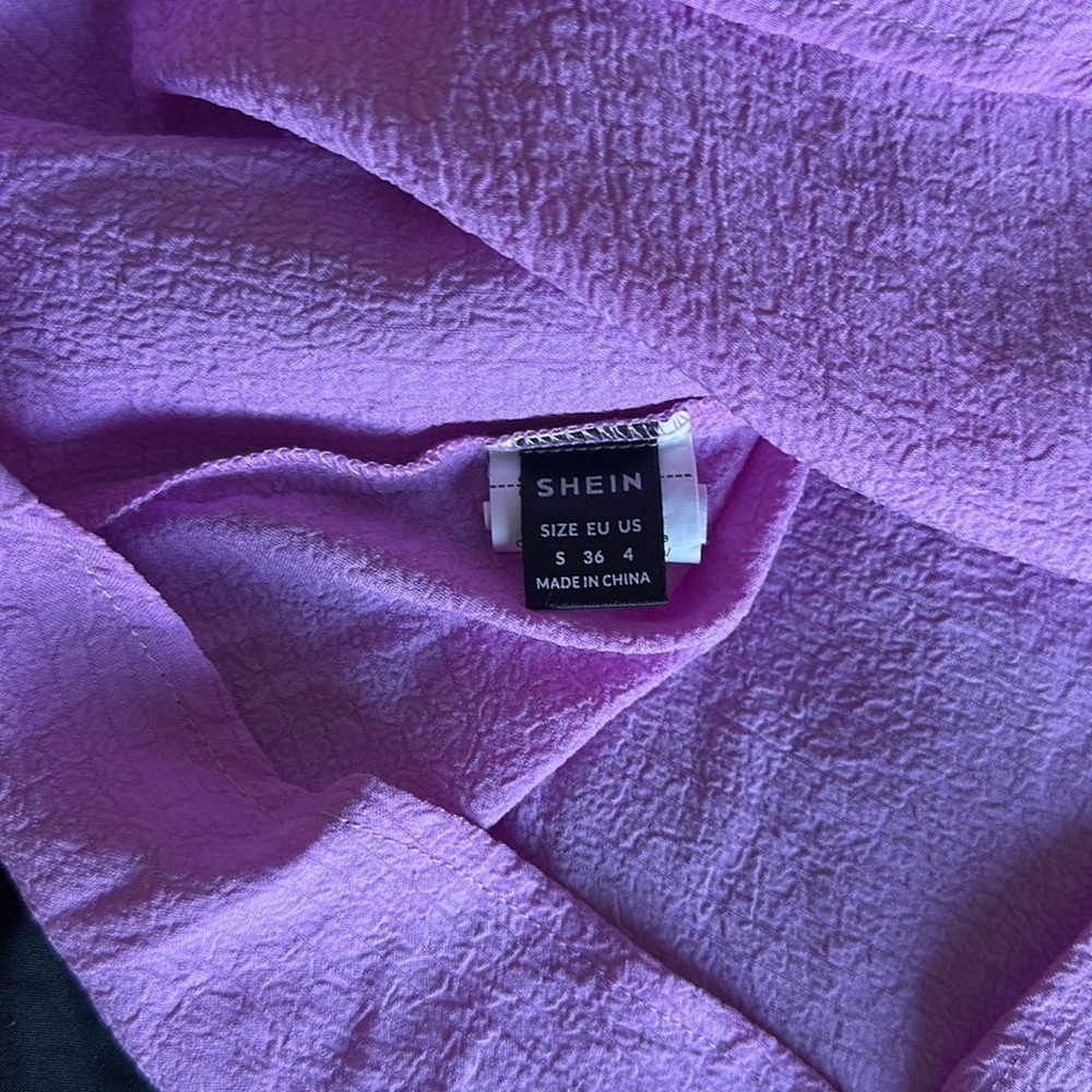 Purple Ruffled Top - Picture 4 of 4